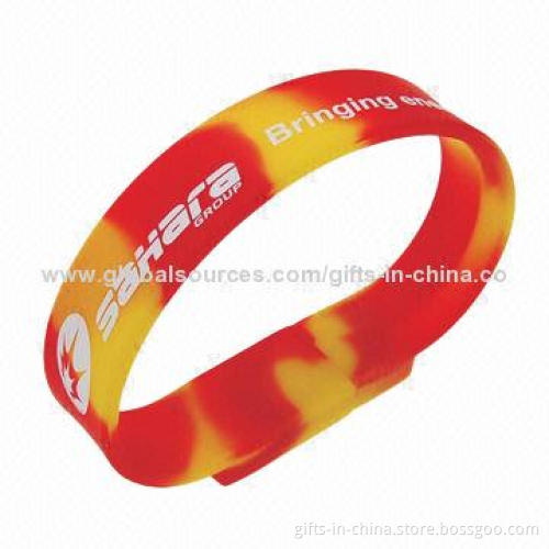 Wristband USB Flash Drives with Up to 32GB Capacity, OEM/ODM Orders Welcomed, Free Samples Supply